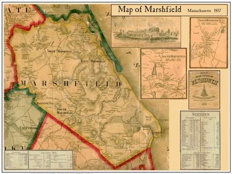marshfield ma - old map